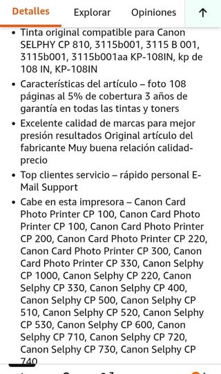 Inchiostro e carta per stampanti Canon