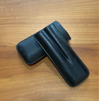 Custodia in pelle per 2 sigari