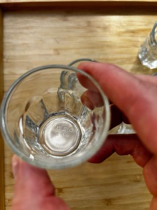 Copas de aguardiente Ikea