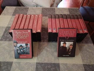 Colección VHS Sherlock Holmes y Poirot