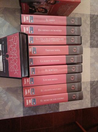 Colección VHS Sherlock Holmes y Poirot