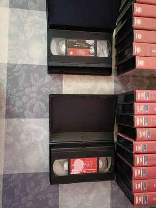 Colección VHS Sherlock Holmes y Poirot