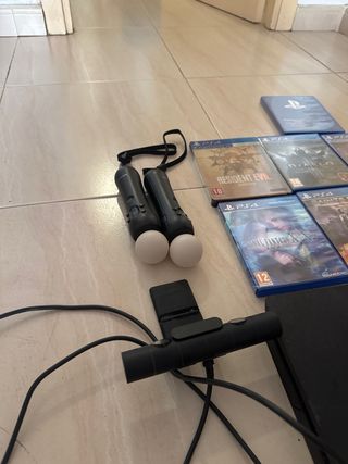 PS4 Slim + PSVR + 8 juegos