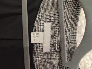 Americana H&M cuadros gris