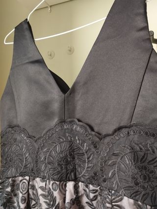 Vestido fiesta Tintoretto negro