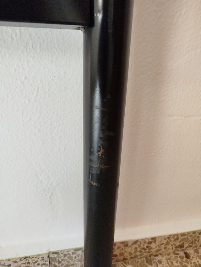 Cabecero de forja negro