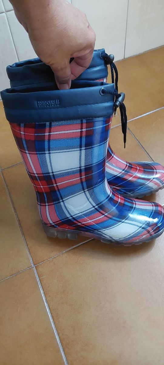 Botas de agua a cuadros Freestyle