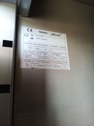 Armario Refrigerado Efficold 2 Puertas