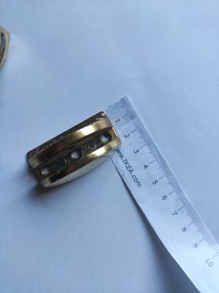 Soporte fijo para estante de cristal o madera