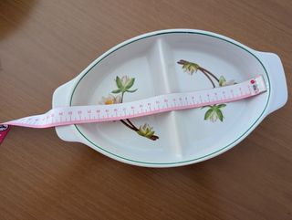 Ciotola in ceramica con fiori