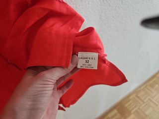 Traje de verano LAGARE rojo
