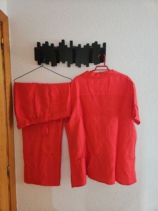 Traje de verano LAGARE rojo