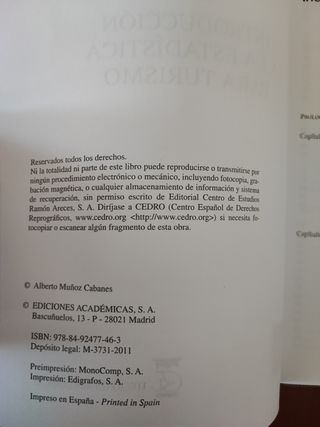 Introducción a la estadística para turismo