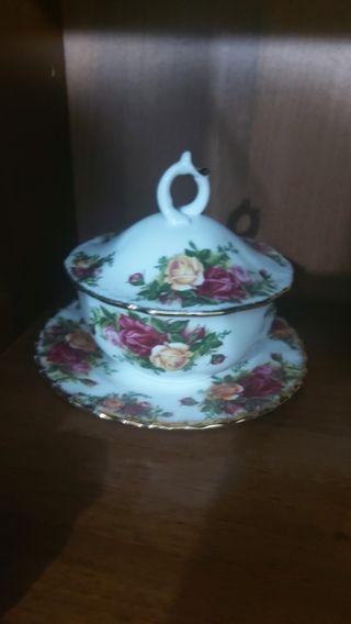 Royal Albert Set Caffè Porcellana Rose