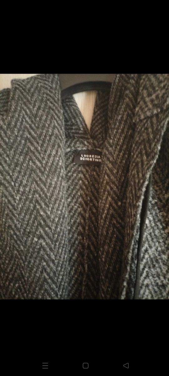 Cappotto lungo lana XXL