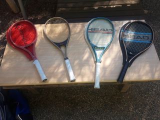 Lote 4 Raquetas Tenis HEAD