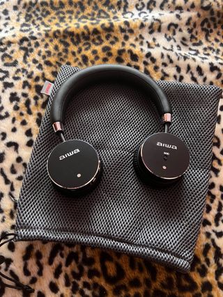 Auriculares Aiwa Bluetooth ANC Negro Rose Gold