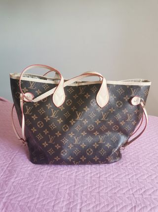 Bolso LV Marrón y Rosa