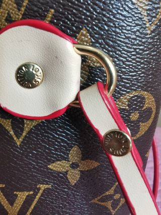 Bolso LV Marrón y Rosa