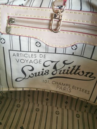 Bolso LV Marrón y Rosa