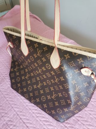 Bolso LV Marrón y Rosa