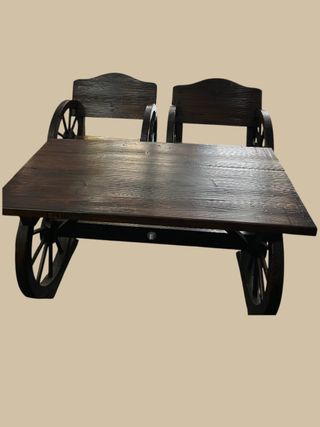 Conjunto Muebles Jardín Madera