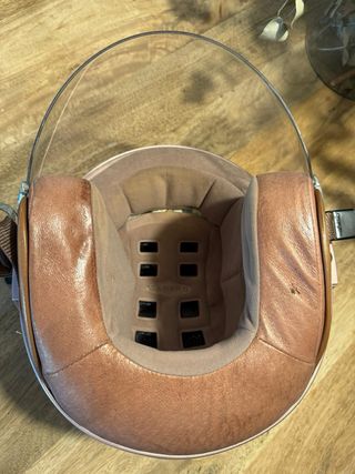 Casco Caberg rosa con visera