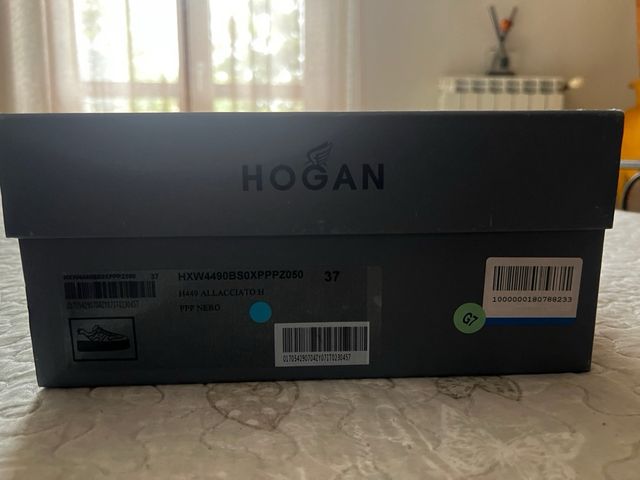 Scarpe Hogan Donna Nero Argento Platform