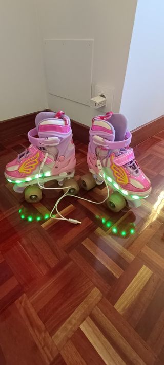 Patines extensibles Talla 30-33 con luces