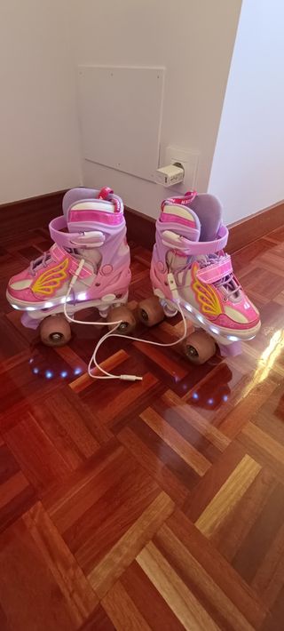 Patines extensibles Talla 30-33 con luces