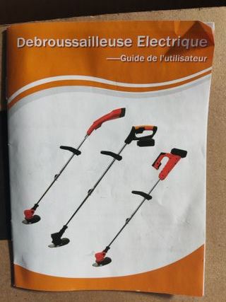 Desbrozadora de césped inalámbrica con batería