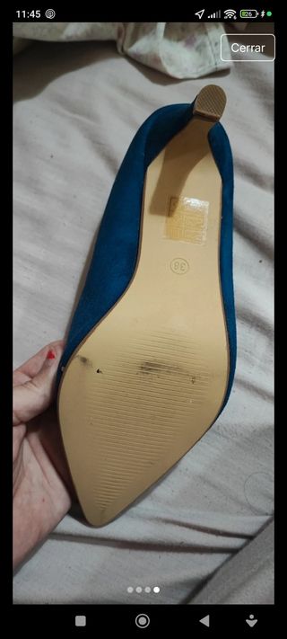 Zapatos tacón bajo Marypaz Talla 38