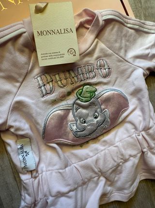 Maglia Monnalisa Dumbo Bambina Rosa