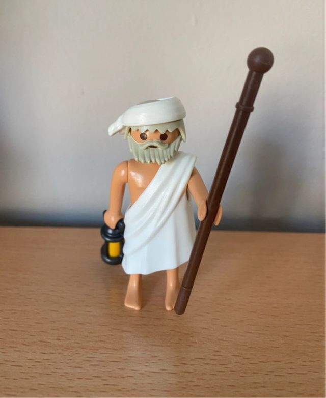 Playmobil Belén Aldeano con Farol y Bastón