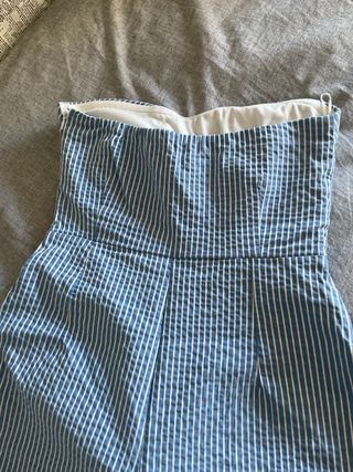 Mono Zara Rayas Azul Talla L