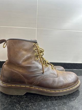 Botas Dr Martens Marrones Hombre