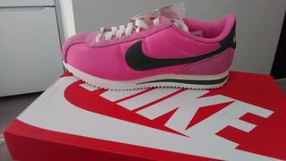 Zapatillas Nike Cortez Rosa y Verde