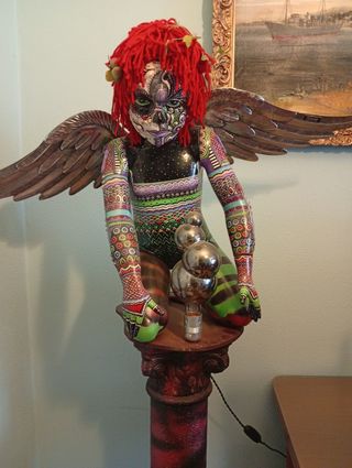 Lámpara Artesanal Multicolor