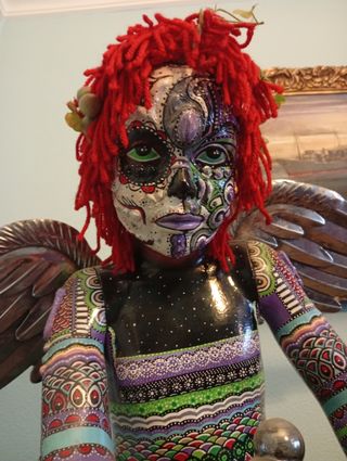 Lámpara Artesanal Multicolor