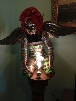 Lámpara Artesanal Multicolor