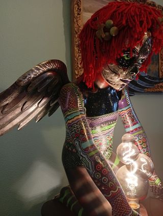 Lámpara Artesanal Multicolor