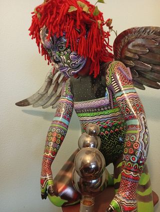 Lámpara Artesanal Multicolor