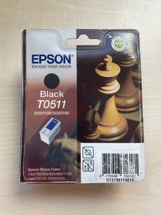 Cartucho Tinta Epson T0511 Negro