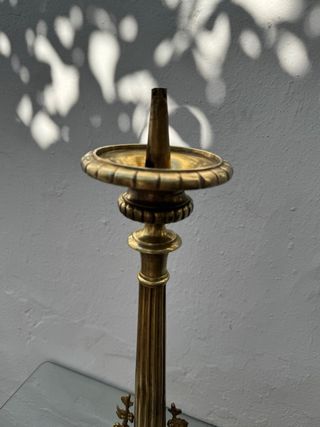Candelabro Bronce Siglo XIX