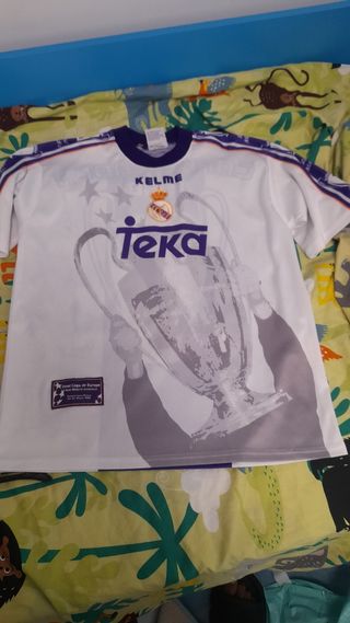 Camiseta Real Madrid Copa Europa 1998 Firmada