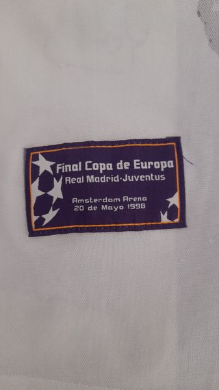 Camiseta Real Madrid Copa Europa 1998 Firmada