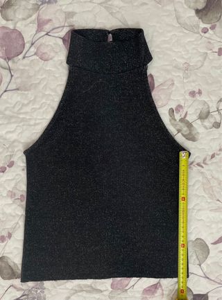 Jersey brillante cuello alto Stradivarius Talla S