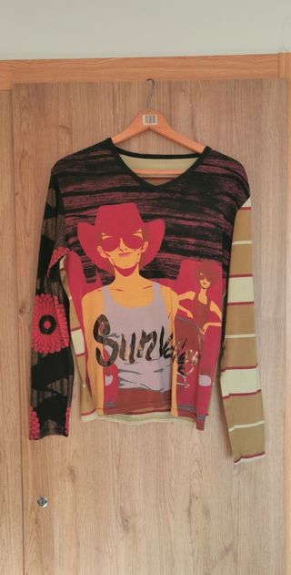 Camiseta Custo Barcelona Manga Larga Talla S