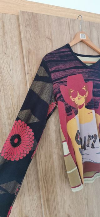Camiseta Custo Barcelona Manga Larga Talla S