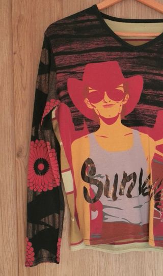 Camiseta Custo Barcelona Manga Larga Talla S